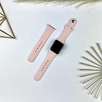 Силиконовый ремешок для Apple Watch 38 mm / 40 mm (S + M) Pink Sand (19)