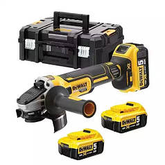 Шліфмашина кутова акумуляторна DeWALT DCG405P3