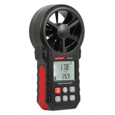 Анемометр Wintact крыльчатый USB, Bluetooth 0,3-30м/с, -10-45°C (WT87B ...