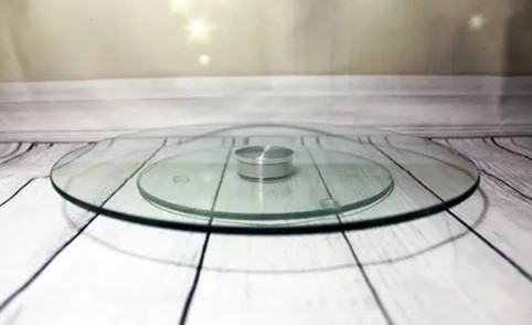 Столик поворотний кондитерський скляний 25 см 2 см