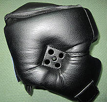 Шолом чорний Boxing з посиленим захистом, фото 3