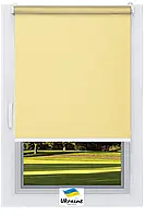 Тканевый ролет Лен Персик Украина