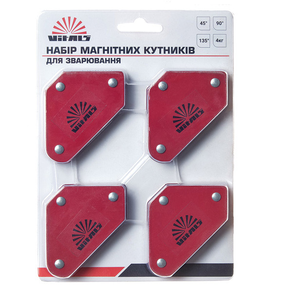 Набір магнітних вугільників Vitals WMS 4 шт.