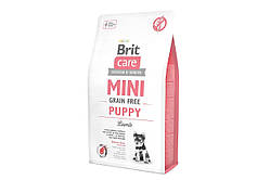 Brit Care GF Mini Puppy Lamb Брит Кеа сухий гіпоаллергений корм для цуценят міні порід з ягням, 2 кг