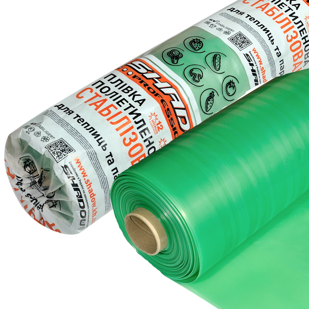 Плівка 200 мкм 6х50 м. для теплиць багаторічна поліетиленова УФ 24 місяці