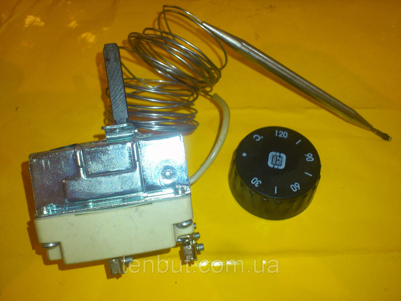 Терморегулятор MMG - 120 ℃ / 230-380 В. / 3-х полюсний капілярний 2.2 м. виробництво Угорщина, фото 1