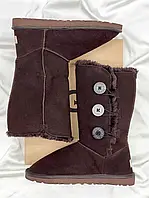 UGG Bailey Button Triplet II High Brown (Распродажа)