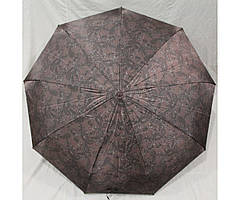 Жіноча парасолька 9 спиць антивітер напівавтомат карбон атлас сатин нові