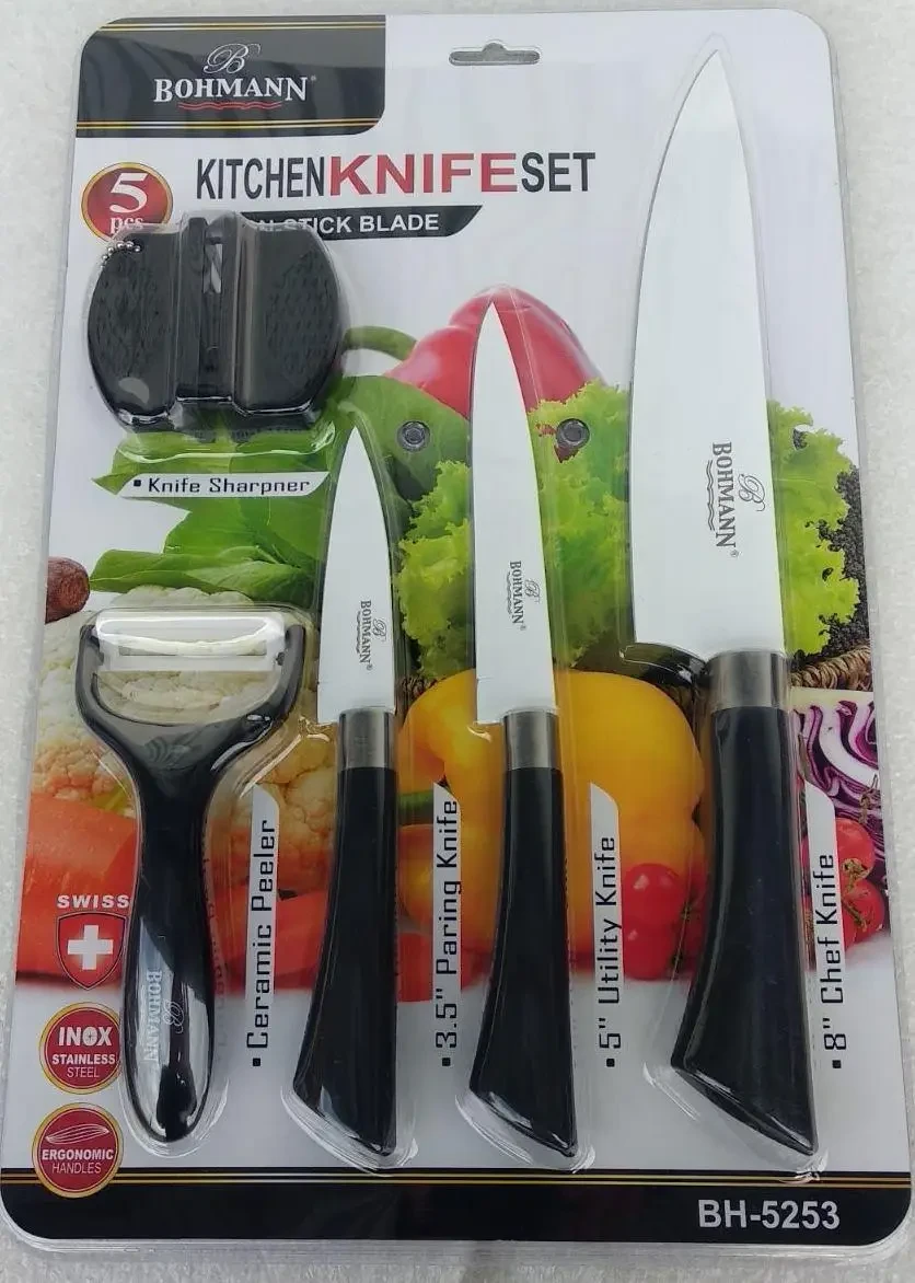 Набір кухонних ножів Bohmann (5 предметів) BH 5253