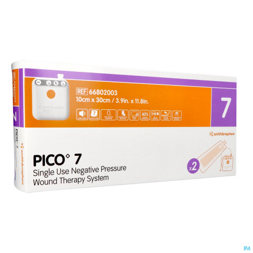 Pico 7 10см x 30см (2 пов'язки) - Вакуумна одноразова помпа для ВАК терапії (NPWT)