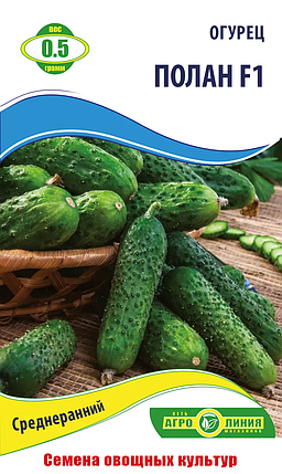 Насіння огірка "Полан F1" 0.5 г (тм Агролінія), фото 1