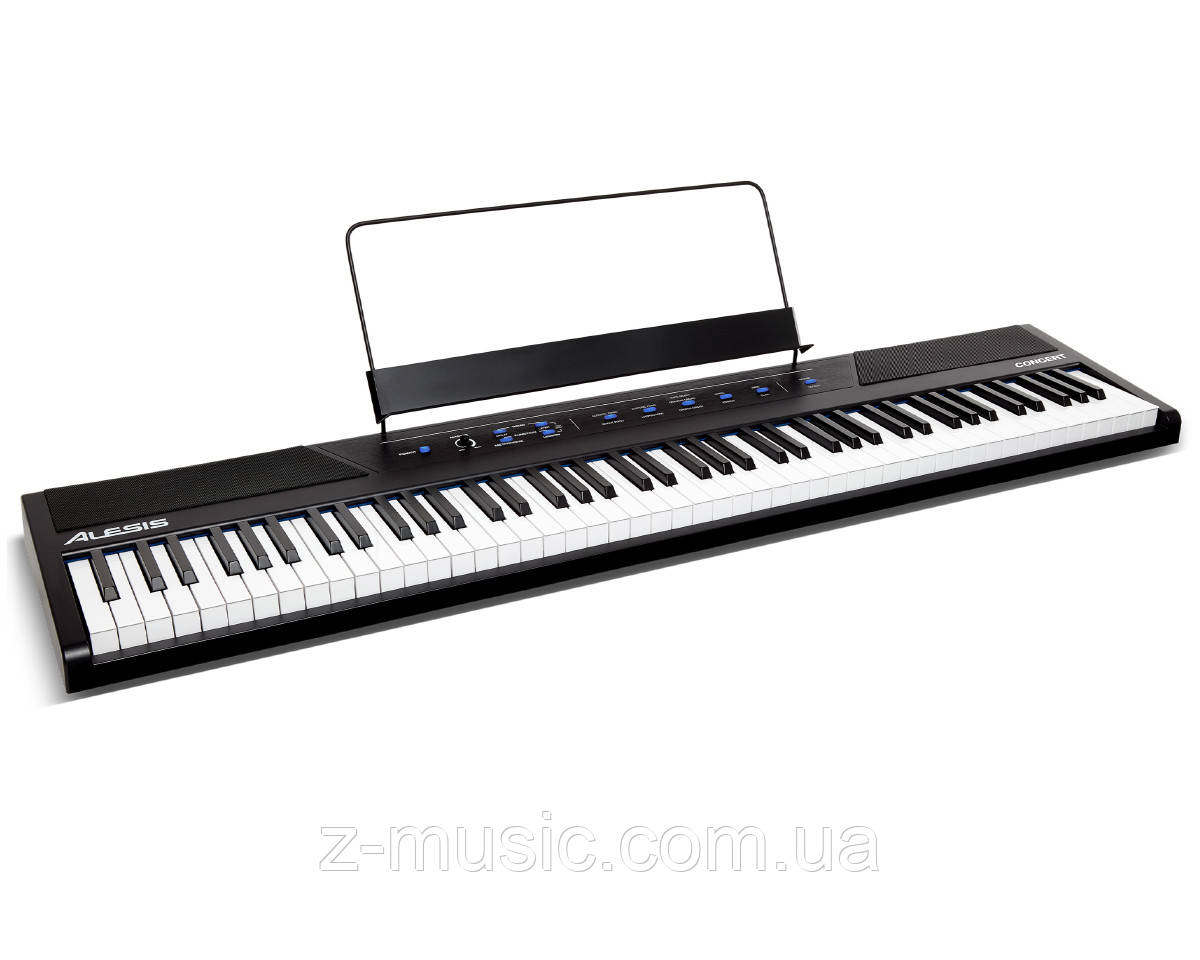 Цифрове піаніно ALESIS CONCERT + педаль сустейну та пюпітр, фото 1