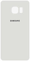 Задняя крышка Samsung G925 Galaxy S6 Edge белая White Pearl