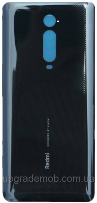 Задня кришка Xiaomi Redmi K20/Redmi K20 Pro/Mi 9T/Mi 9T Pro чорна Carbon Black логотип "Redmi"