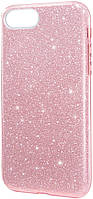 Силиконовый чехол iPhone 7 Plus/8 Plus Remax Блестящий Розовый