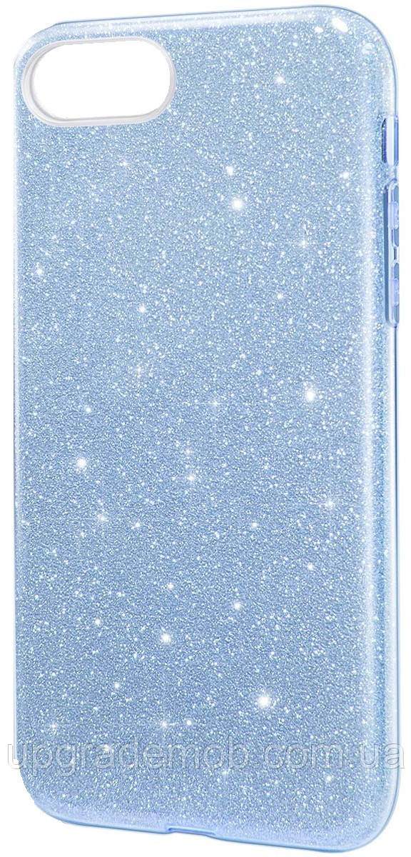 Силіконовий чохол iPhone 7 Plus /8 Plus Remax Блискучий Блакитний, фото 1