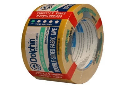 Скотч двосторонній Blue Dolphin для килимів 50мм х 25м, фото 1