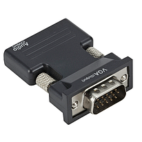 Конвертер HDMI на VGA зі звуком цілісний корпус