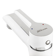 Змішувач для умивальника MX Німеччина PREMIUM EDEM 001 (WHITE) (MI5843), фото 2