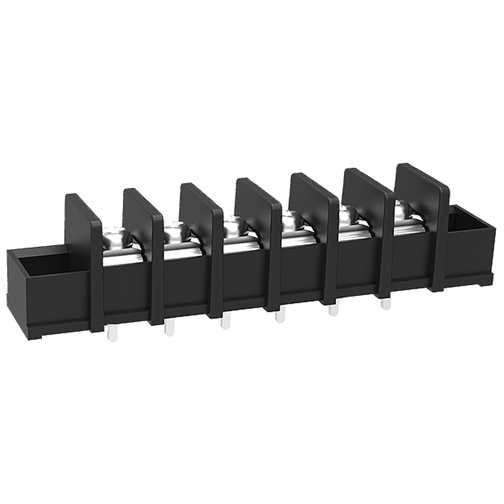 ETB5402106 Клемник 6 контактів з кріпленням на плату, 300В 10А крок 7,62 мм, фото 1