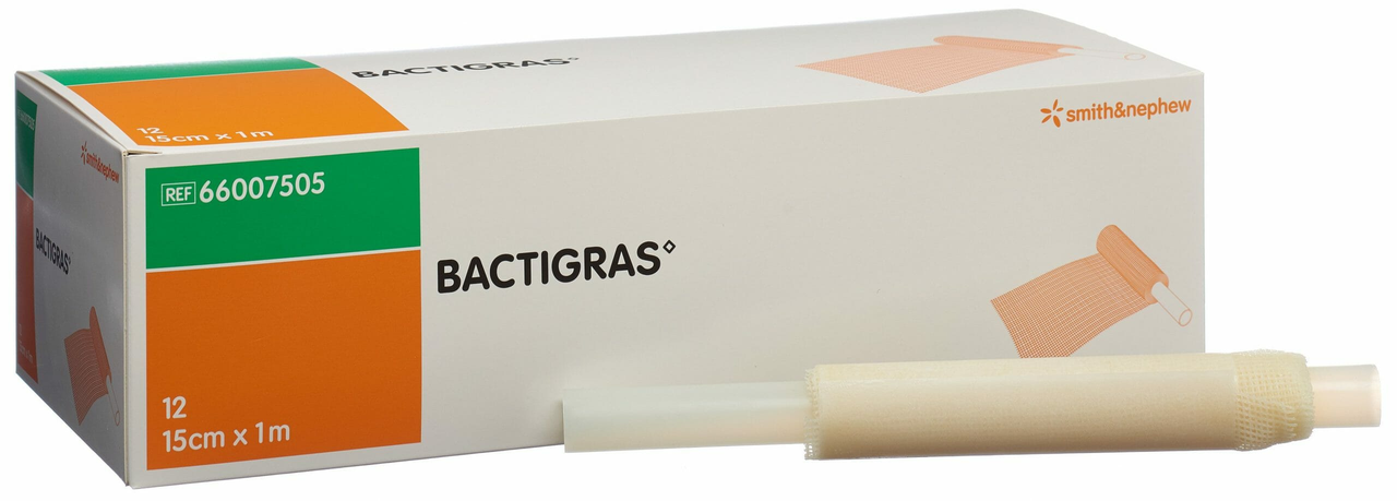 Bactigras 15 см x 1 м - Марлева пов'язка з хлоргексидину ацетатом