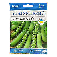 Насіння гороху середньостиглого, цукрового "Адагумський" (40 г) від ТМ "Велес"