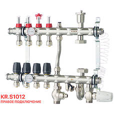 Колектор із вбудованим змішувачем. вузлом KOER Чехия KR.S1012-4 1"х4 SUS304 та євроконусами 3/4-16 (KR2937), фото 4