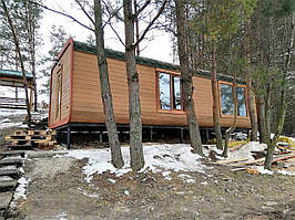 Сауна Cube Quadro 9,0x3,5m від виробника Thermowood Production