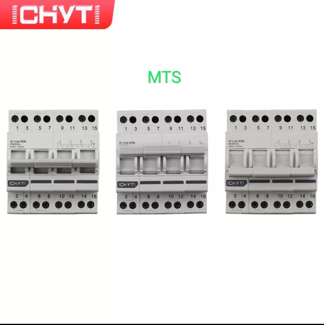 Переключатель ввода резерва MTS Chyt SF419G 40A механічне введення резерву