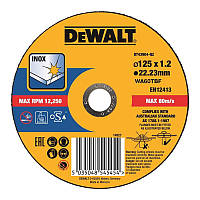 Круг відрізний DeWALT EXTREME, нержавіюча сталь/листовий метал, 125х1.2х22.23 мм