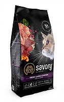 Сухий корм Savory Adult Cat Steril Fresh Lamb & Chicken 8 кг