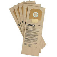 Мешки DeWALT одноразовые, бумажные, для пылесосов DWV902l, 902m, 5шт.