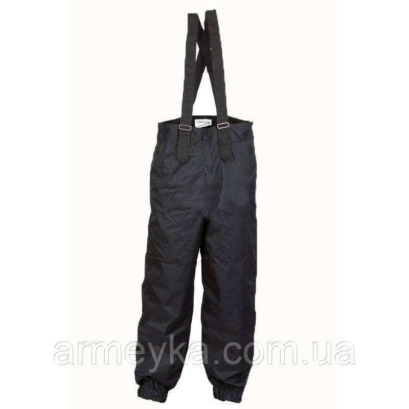 Ватерпруф штани, Напівкомбінезон зимовий Konfekcjoner, чорний, waterproof, Польща 92/171/96, 52