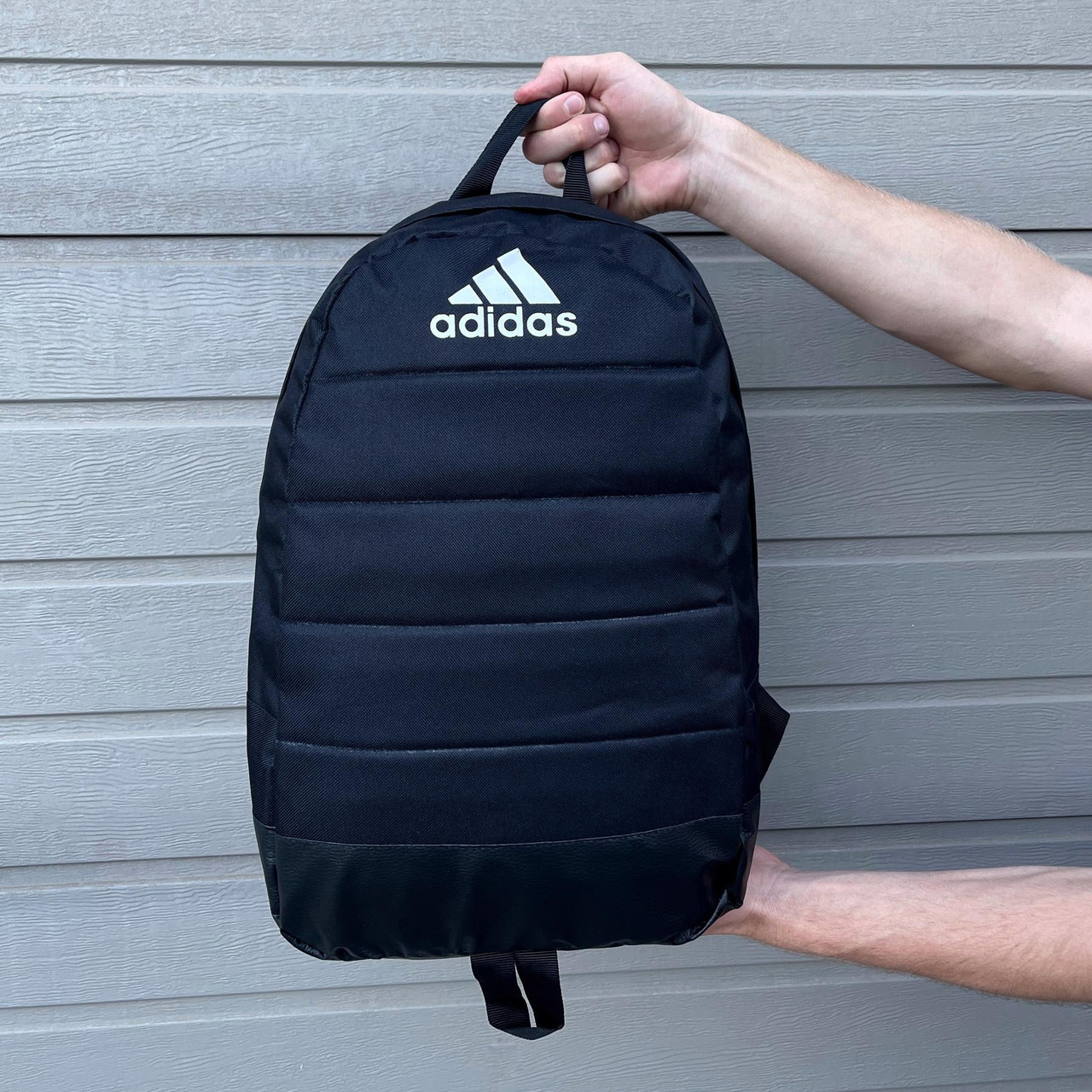 Рюкзак Adidas спортивний міський чорний Адідас чоловічий жіночий портфель, фото 1