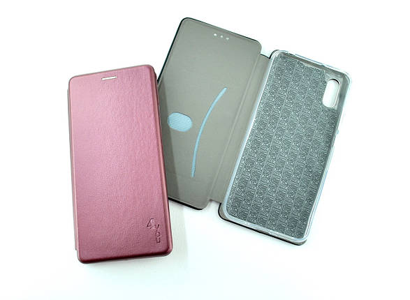 Чохол книжка для телефону Samsung A04/A045 Orig на магніті з функцією підставки і кишенею для карток Marsala 4you, фото 1