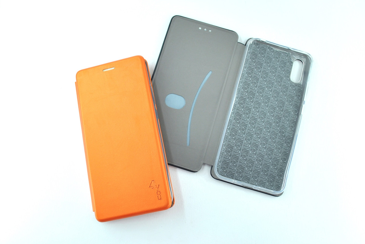 Чохол-книжка для телефону Xiaomi Redmi 10C Original (на магніті, підставка) Orange (4you)
