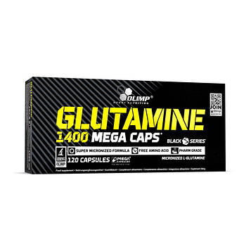 Амінокислоти - Глютамін - Olimp Glutamine 1400 Mega caps / 120 caps