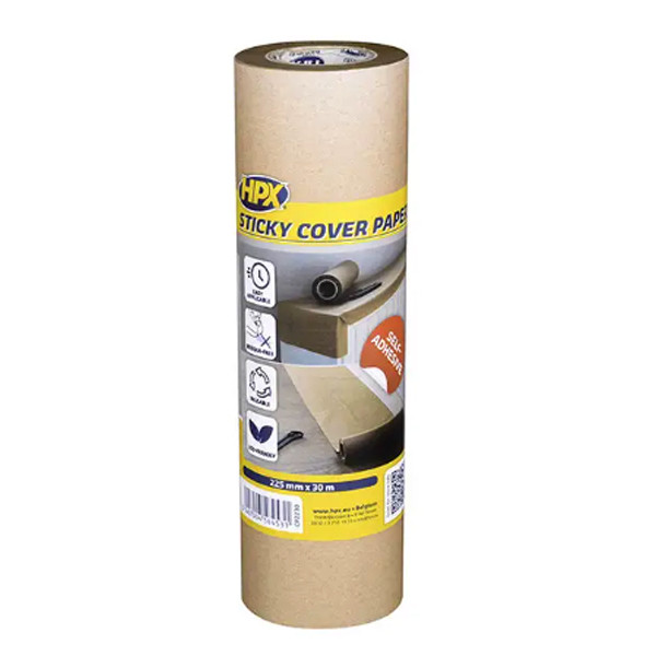 Папір захисний HPX самоклейний STICKY COVER PAPER, 222 мм*30 м