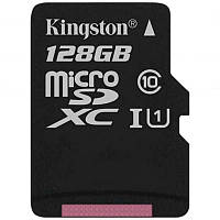 Карта памяти microSDXC 128Gb KIngston Canvas Select Plus A1 (UHS-1) (R-100Mb/s)