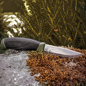 Ніж туристичний Morakniv / Моранайв Companion Olive MG Carbon (Швеція)