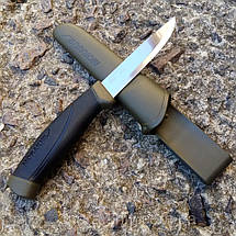 Ніж туристичний Morakniv / Моранайв Companion Olive MG Carbon (Швеція), фото 4