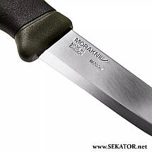 Ніж туристичний Morakniv / Моранайв Companion Olive MG Carbon (Швеція), фото 5