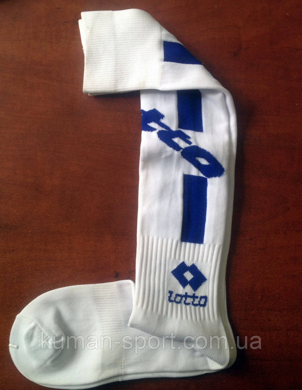 Гетри дорослі Lotto біло-сині, фото 1