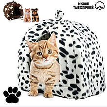 М'який будиночок для собак і кішок Pet Hut, лежанка для тварин
