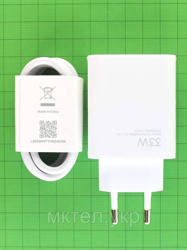 Мережевий зарядний пристрій Xiaomi MDY-11-EZ 33W з 6A Type-C кабелем Оригінал #47040000061D