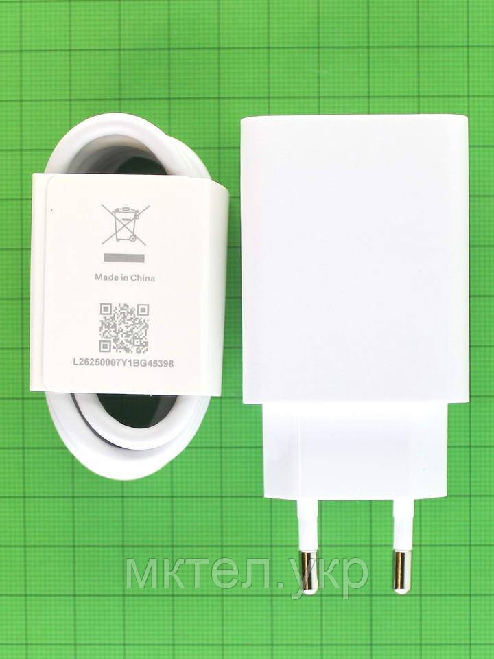 Мережевий зарядний пристрій Xiaomi MDY-12-EW 55W з 6A Type-C кабелем Оригiнал #470400000F5R