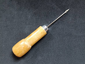 Шило з дерев'яною ручкою і гачком 1шт