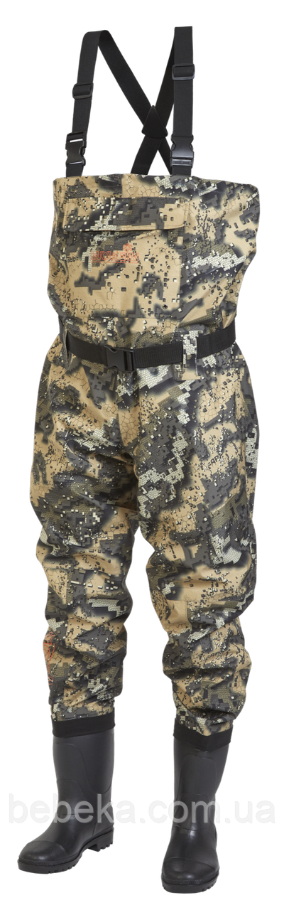 Забродний напівкомбінезон  Norfin RAPID CAMO (чоботи) / 40