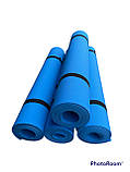 Килимок для фітнесу і йоги синій, т. 3 мм, 60х200 см, EVA, 130 кг/м3, виробник Україна, TERMOIZOL®, фото 6