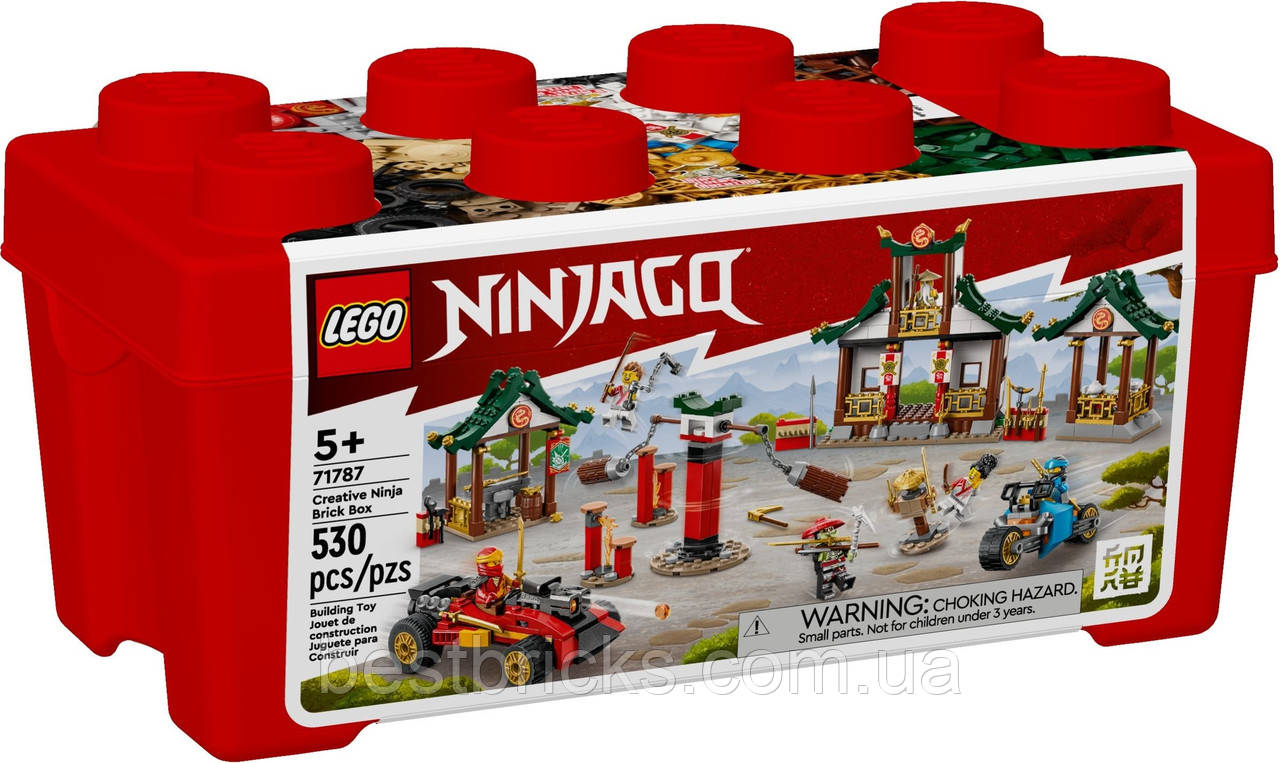 Lego Ninjago Творча коробка з кубиками ніндзя 71787, фото 1